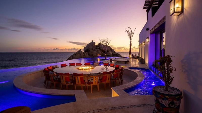 Sunset view from Villa La Datcha in Pedregal, Cabo San Lucas