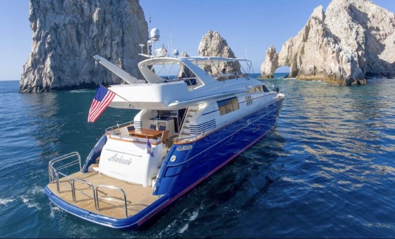 avicci yacht charter for bachelorette parties in Cabo