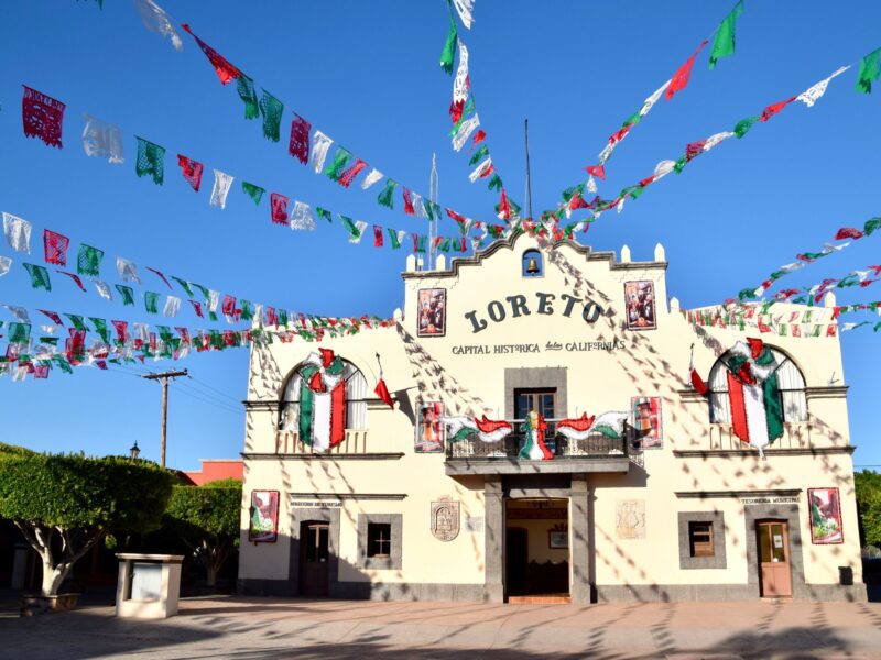 Downtown Loreto, Baja California Sur, Mexico