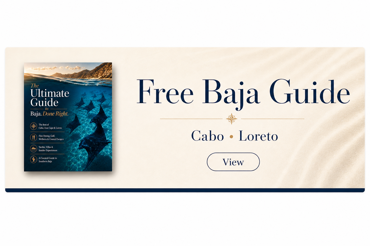 Free Baja Guide rectangle light banner