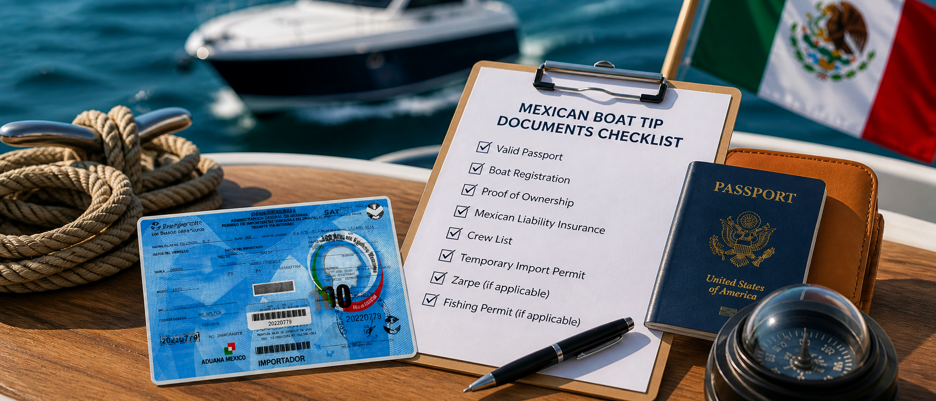 Mexico boat TIP documents checklist