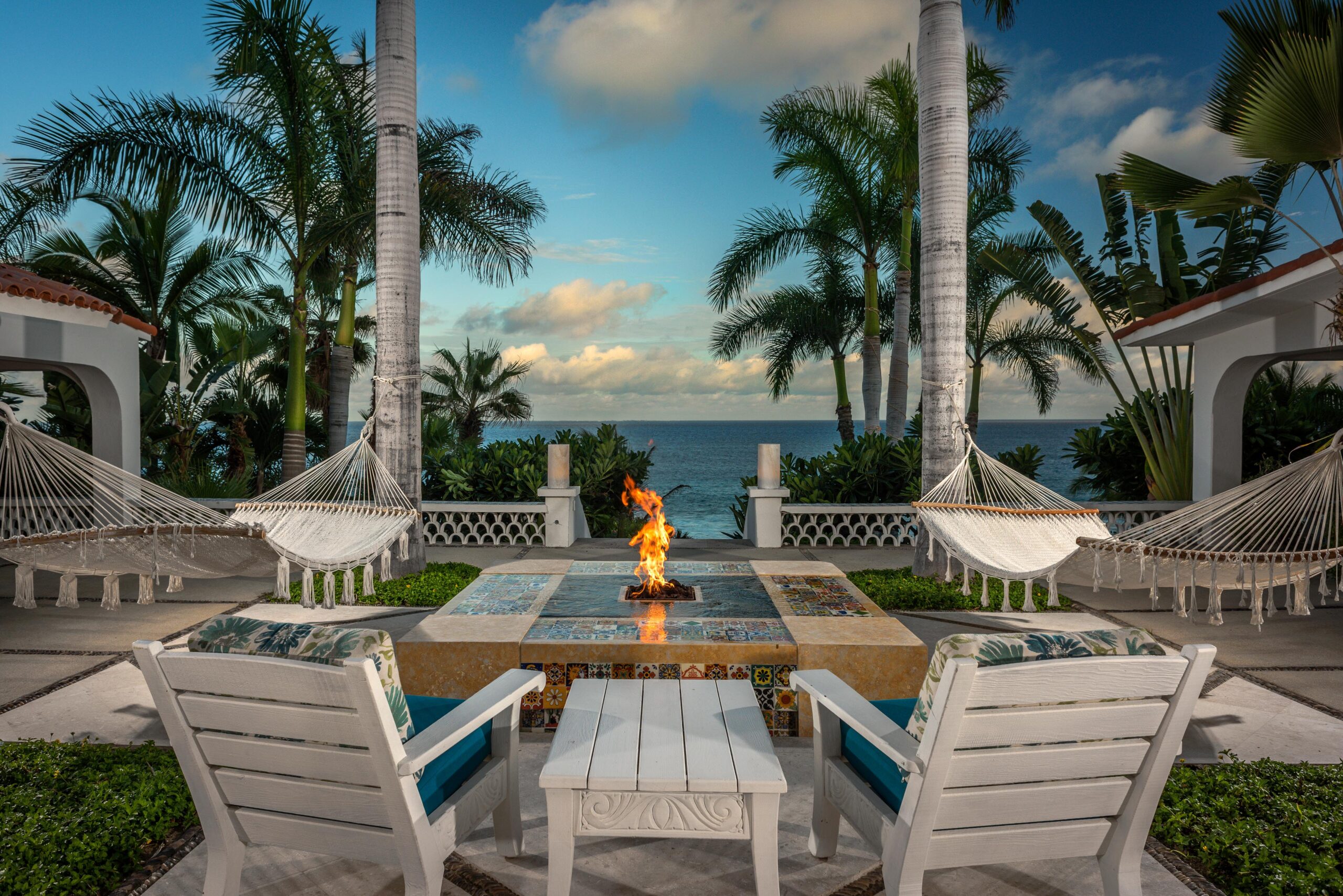Casa Edwards beachfront Fire Pit in Palmilla, Beachfront Los Cabos