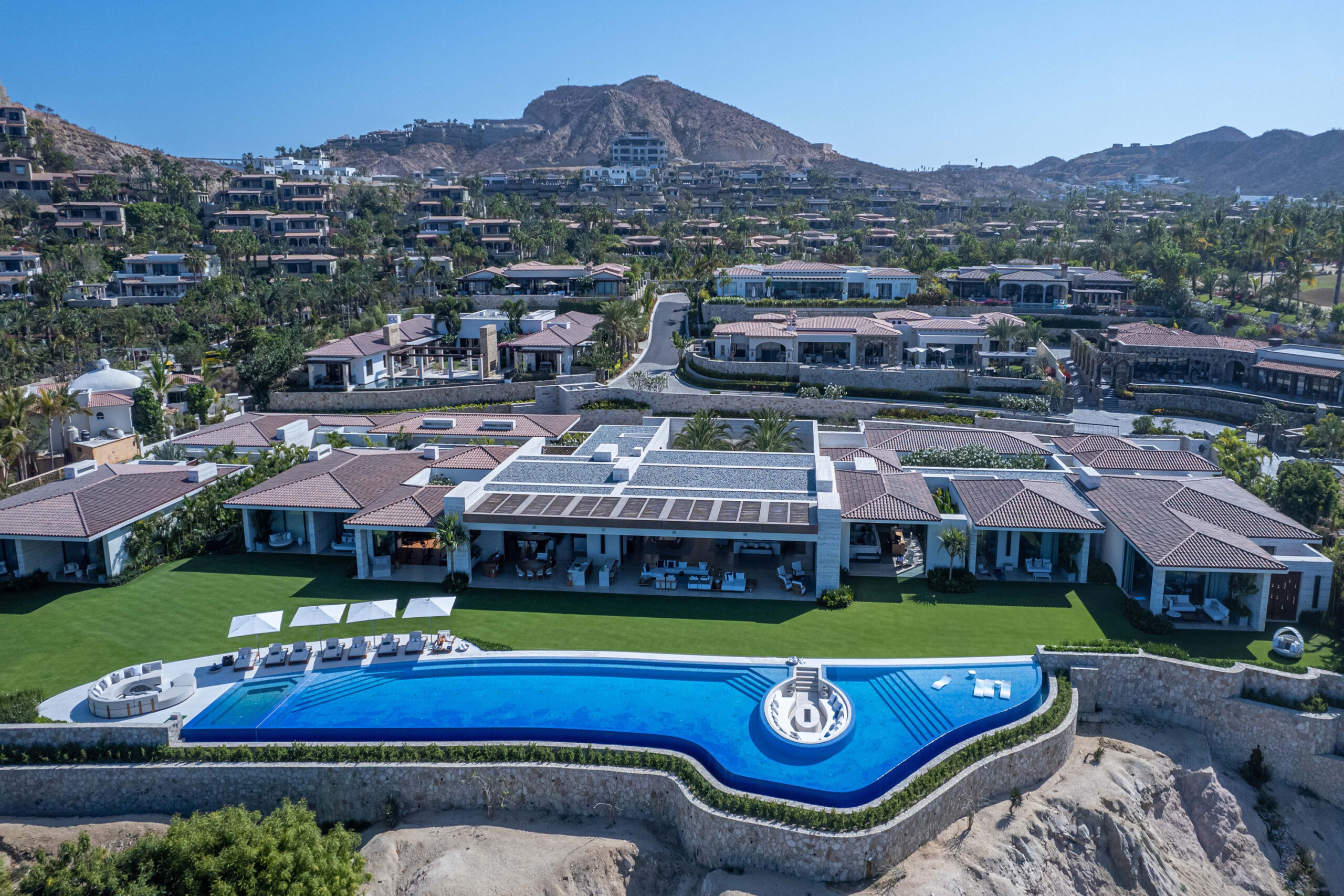 Casa Elije bird's eye view of villa in Palmilla Los Cabos