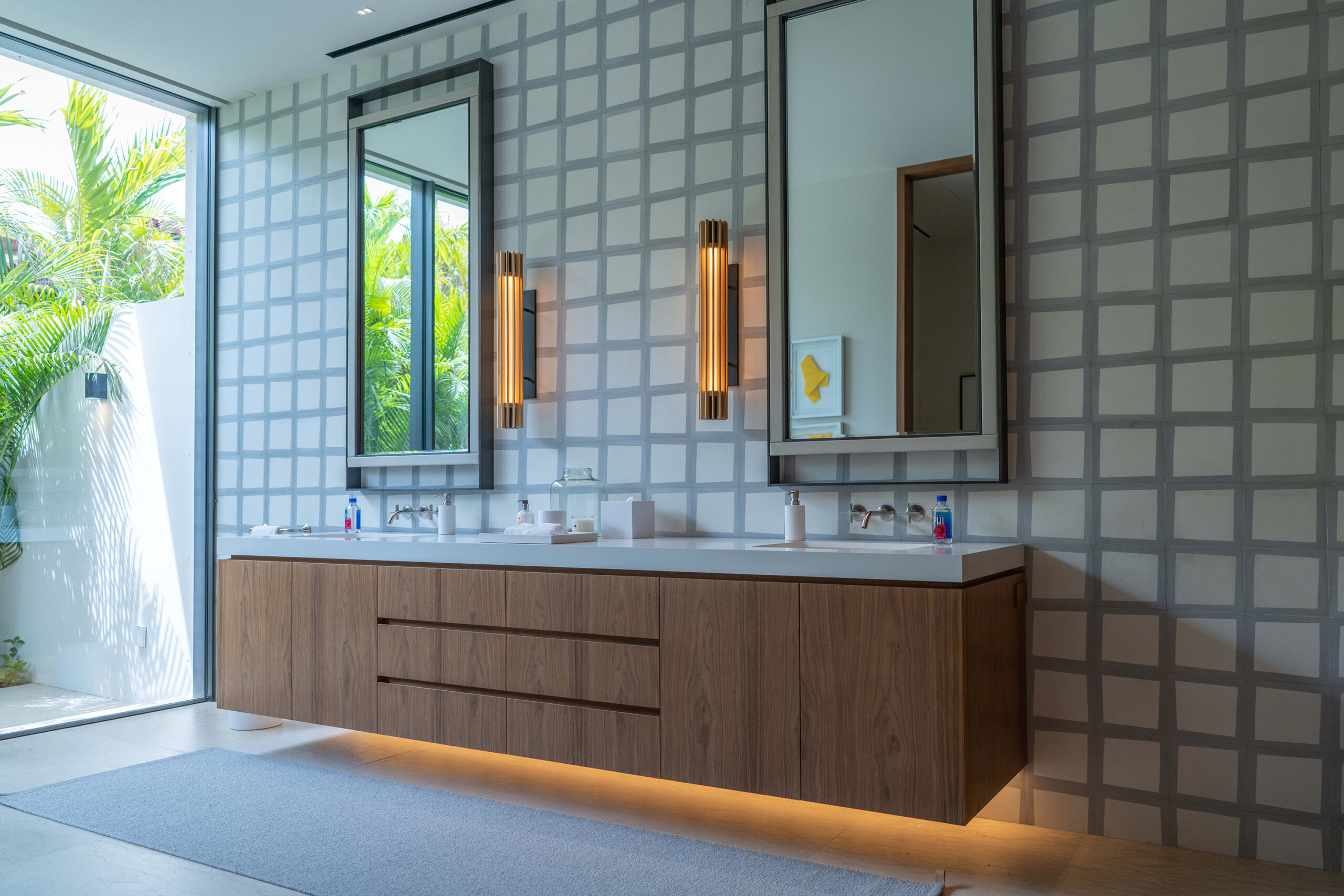 Casa Elije en suite bathroom with double sink in Palmilla Los Cabos