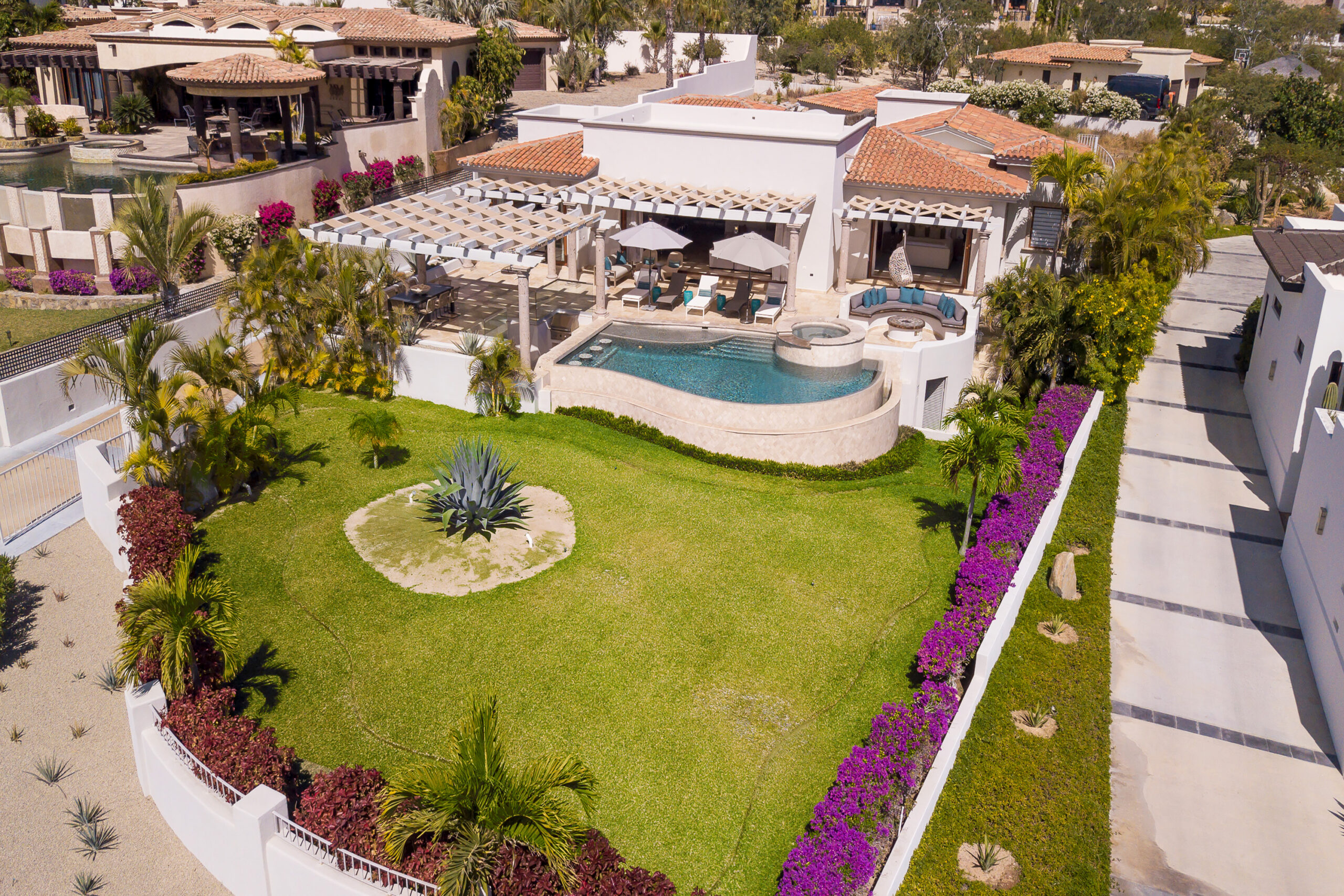 Casa Micana bird's eye view of villa in Puerto Los Cabos, Golf Nearby Los Cabos
