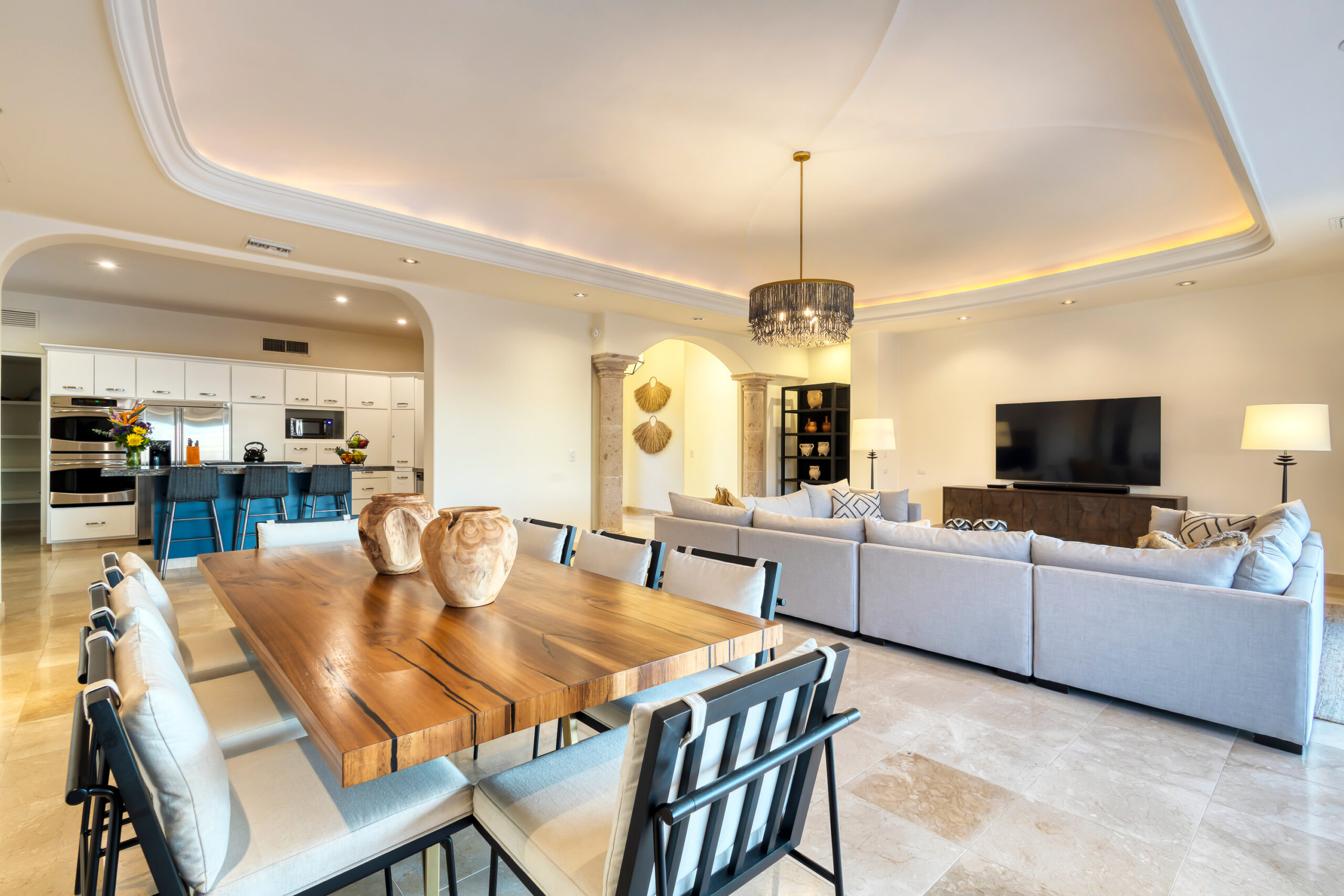 Casa Micana dining area in Puerto Los Cabos, Golf Nearby Los Cabos
