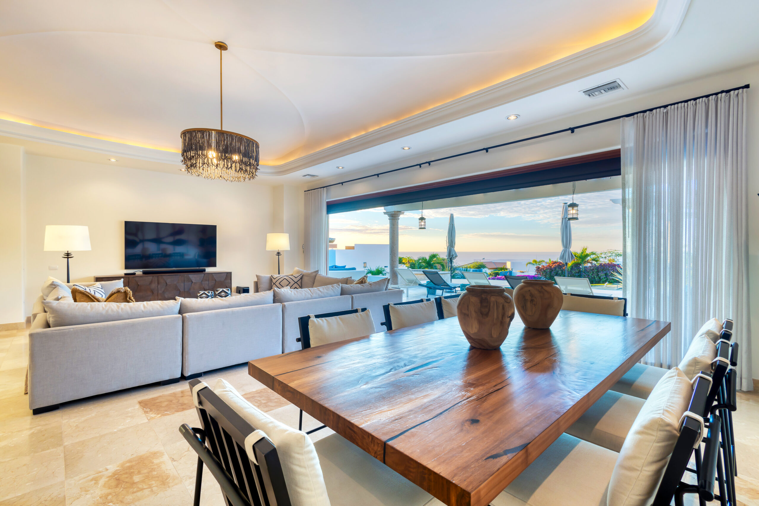 Casa Micana dining area in Puerto Los Cabos, Golf Nearby Los Cabos