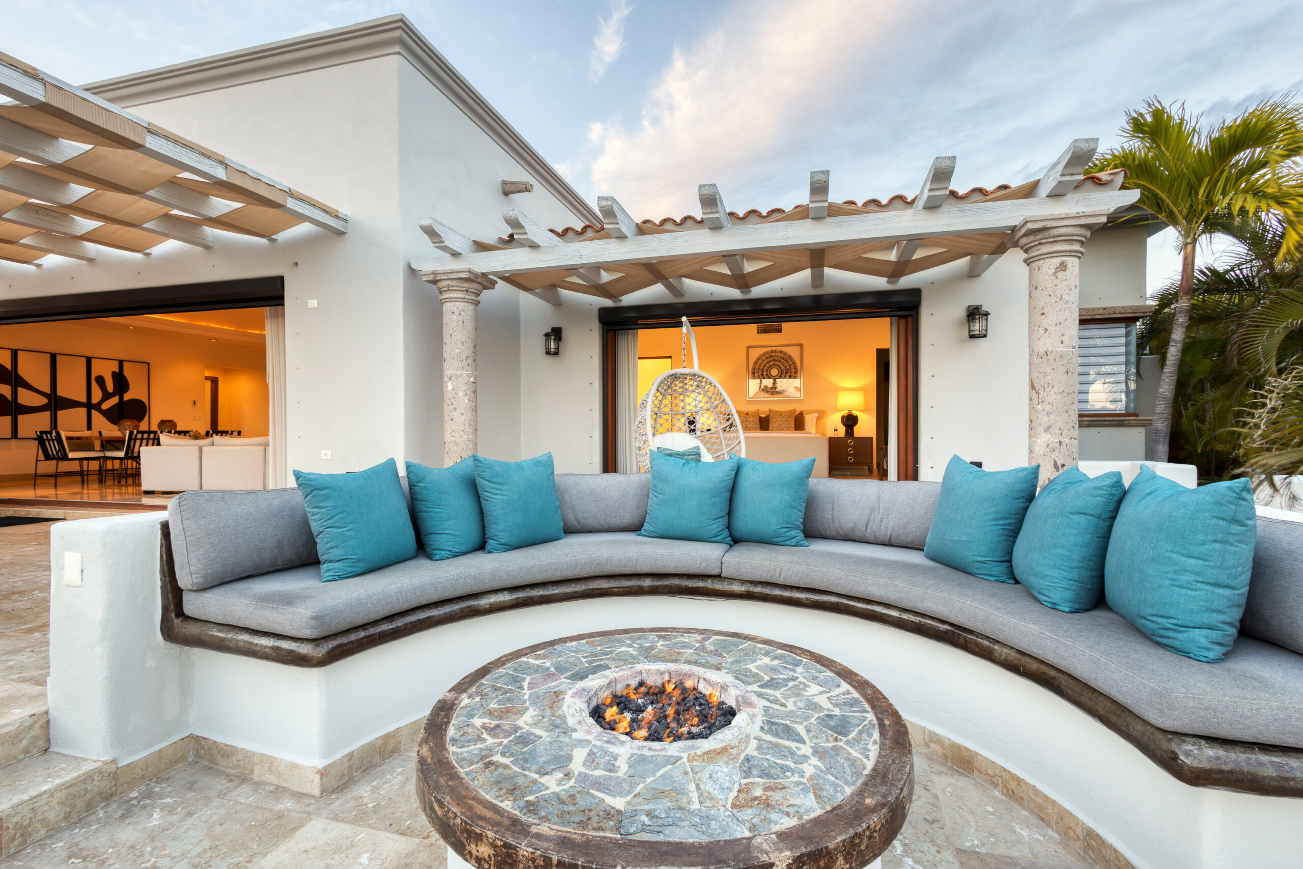 Casa Micana luxury villa exterior in Puerto Los Cabos, Golf Nearby Los Cabos