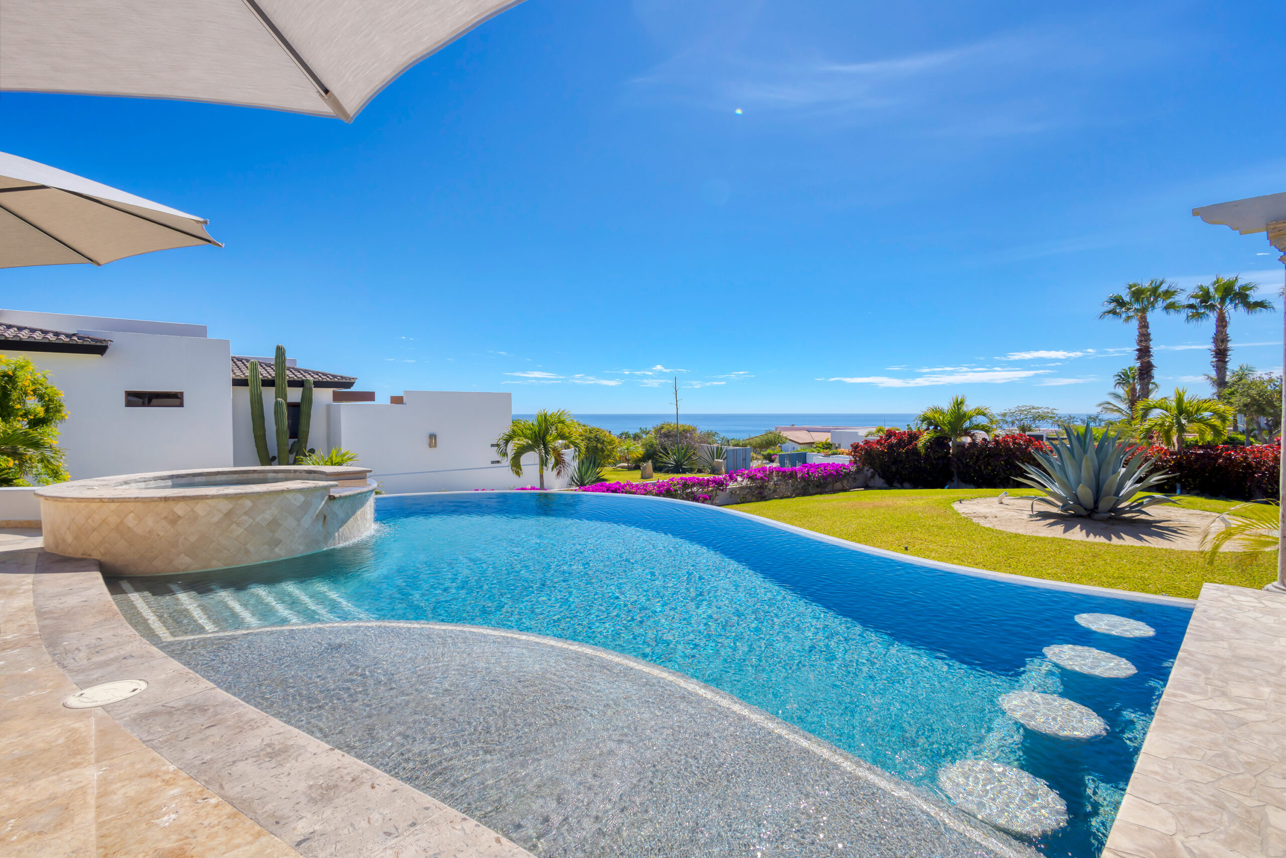 Casa Micana poolside with incredible ocean views in Puerto Los Cabos, Golf Nearby Los Cabos