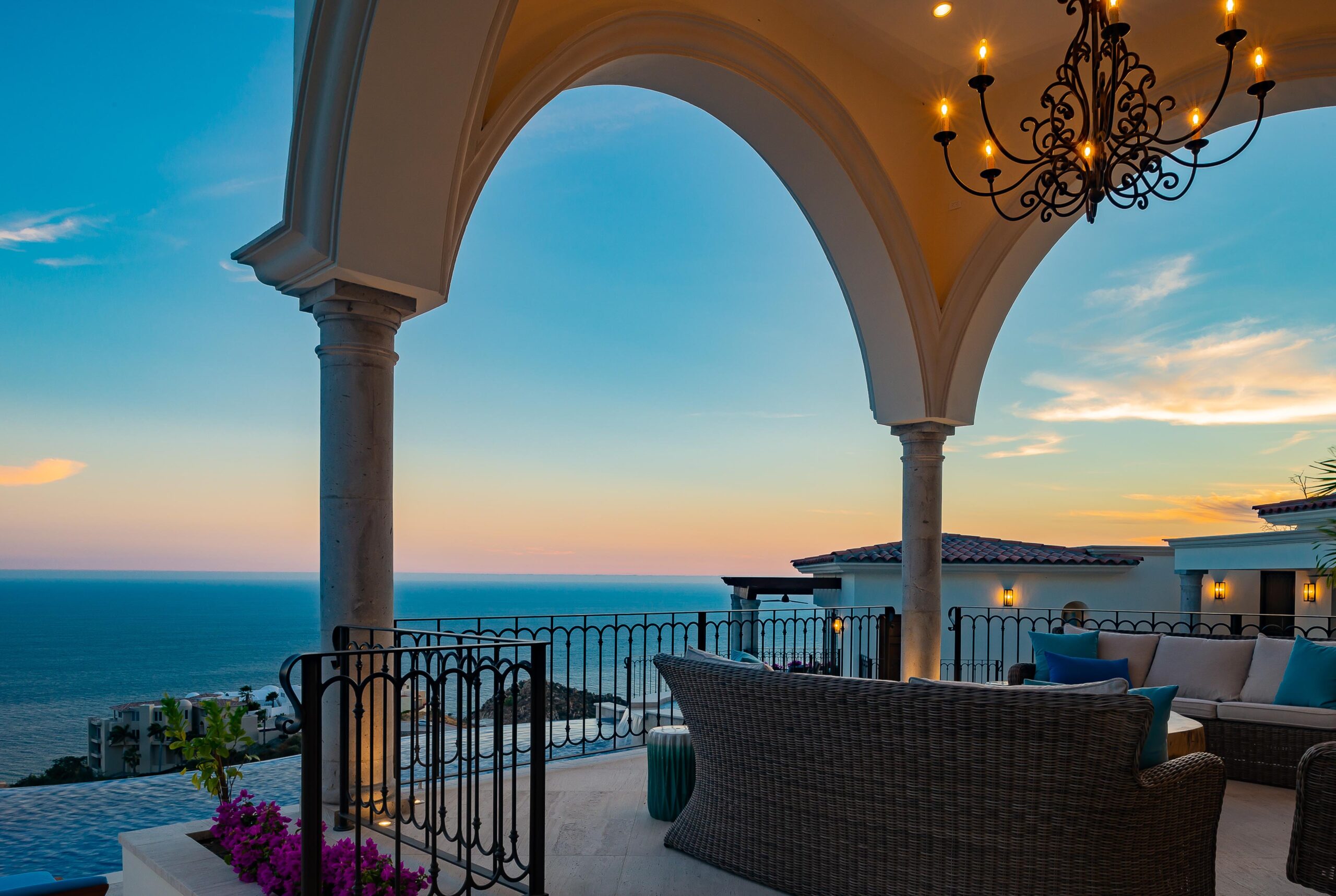 Casa Stella outdoor furniture in Pedregal Pacific, Onsite Villa Staff Los Cabos