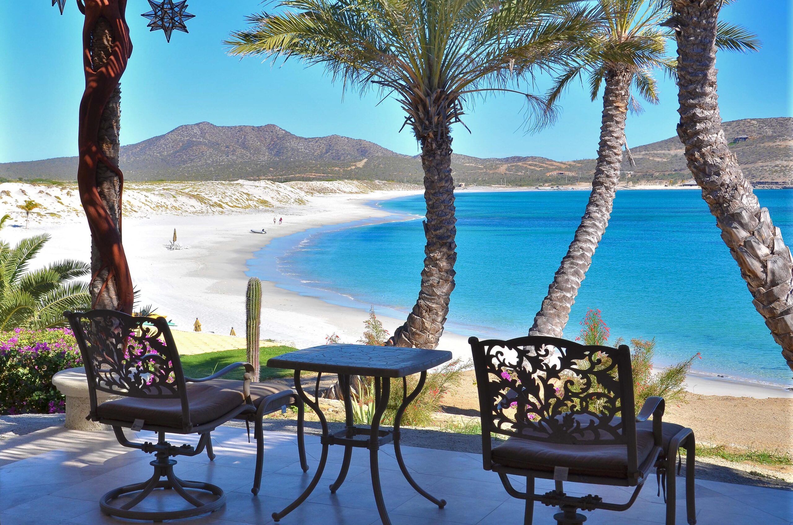 Rancho De Costa outdoor seating with ocean view in Rancho De Costa, Beachfront Los Cabos