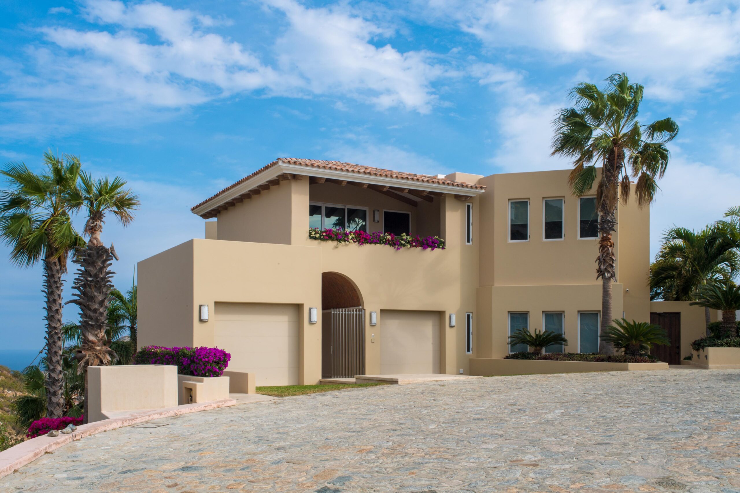 Villa Del Mar street view in Pedregal Pacific, Ocean View Los Cabos