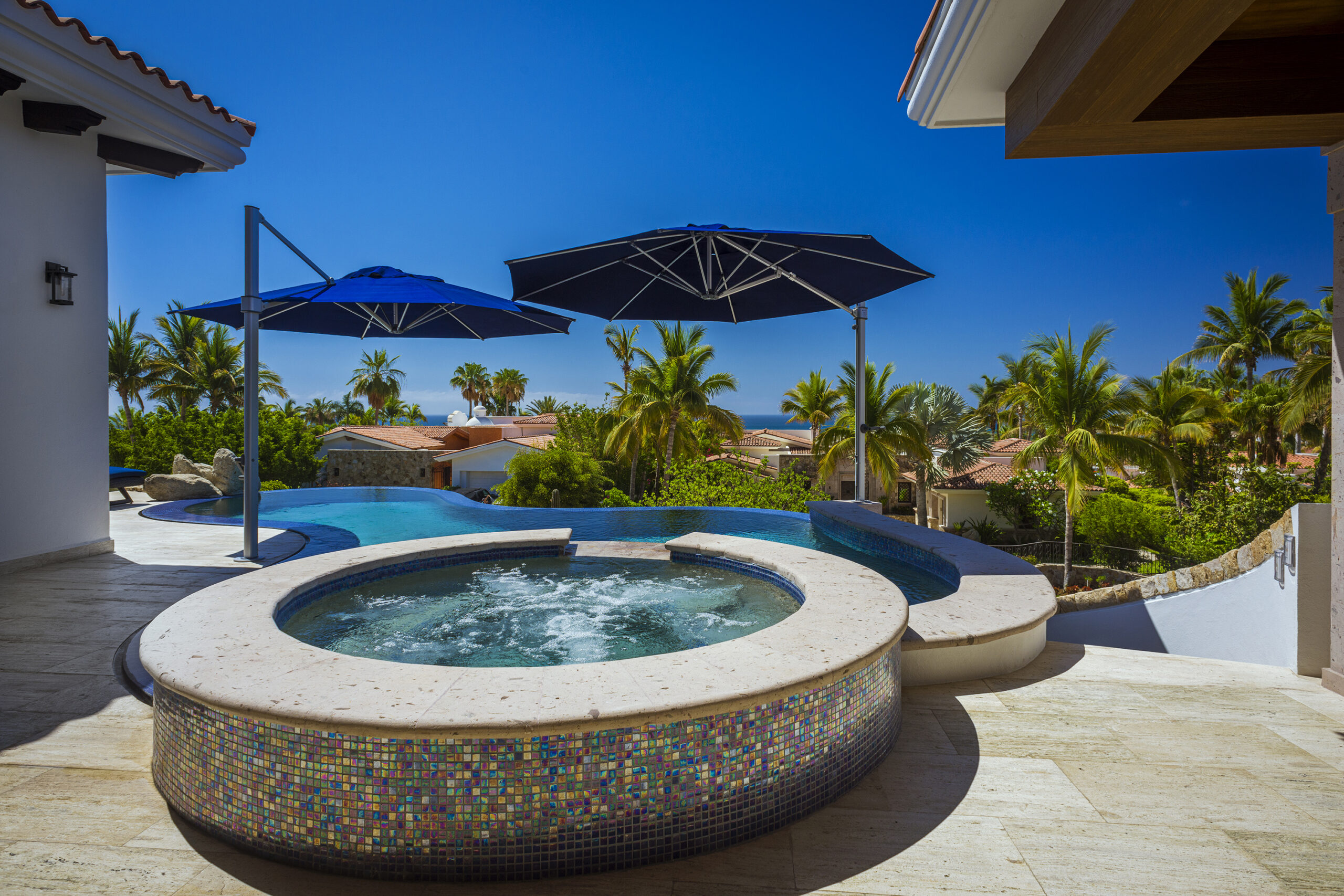 Villa Esperanza pool terrace in Palmilla, Walk to Beach Los Cabos