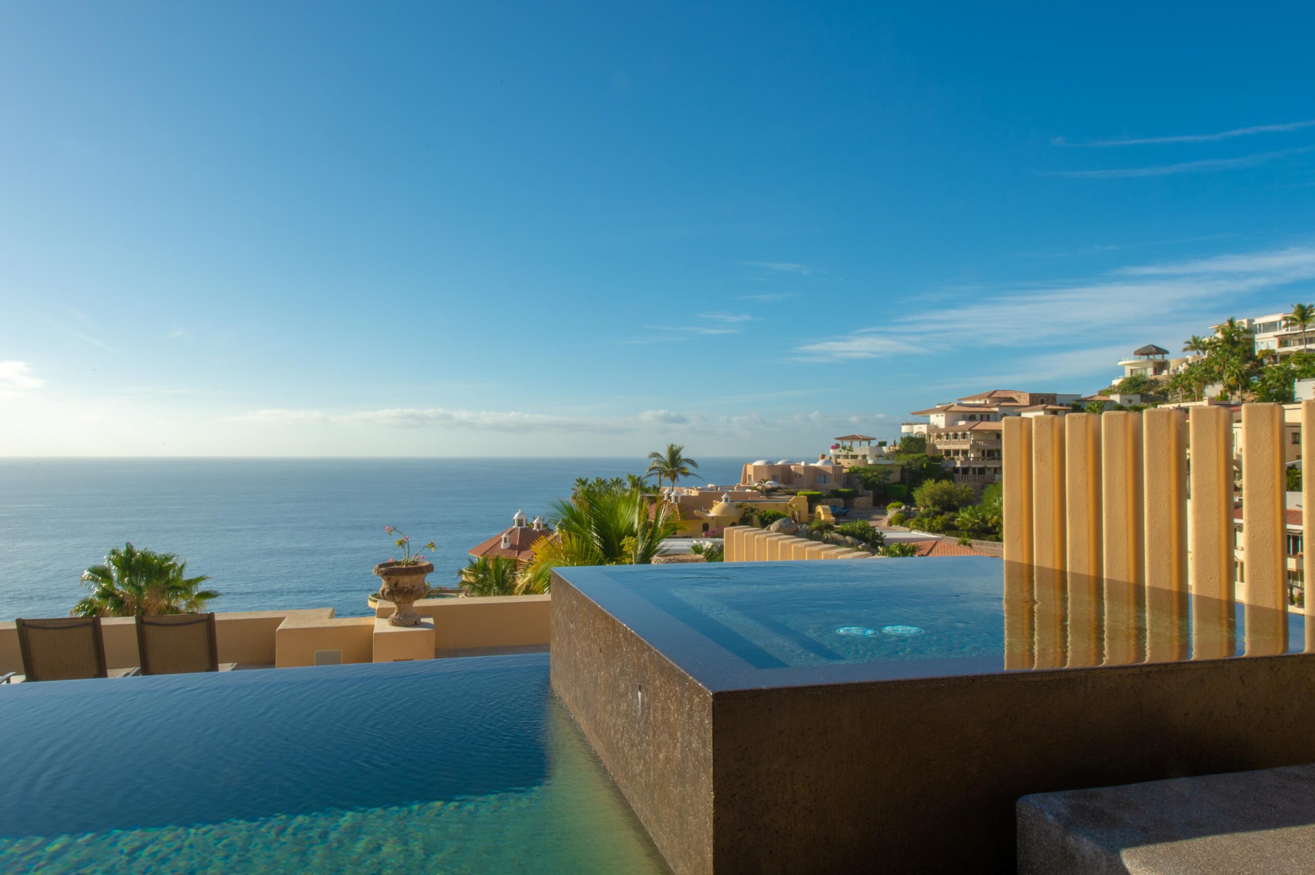 Villa Gran Vista breathtaking view from the swimming pool terrace at Villa Gran Vista in Pedregal Pacific, Oceanfront Los Cabos