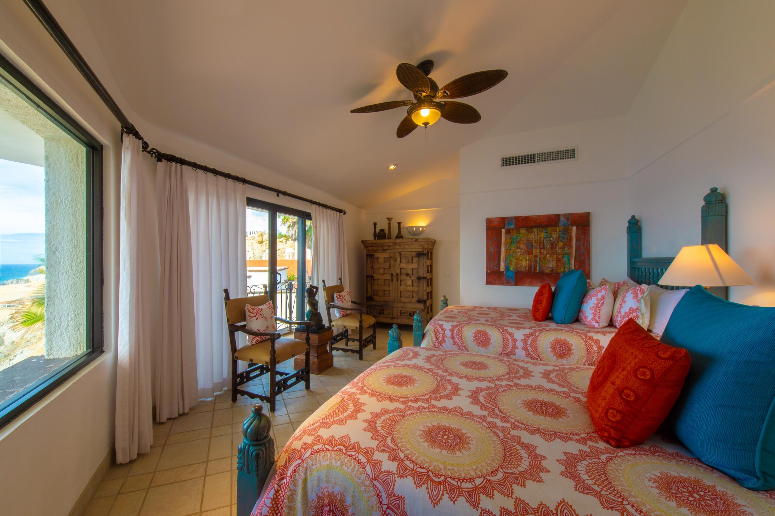 Villa Grande suite with 2 queen beds in Pedregal Pacific, Oceanfront Los Cabos