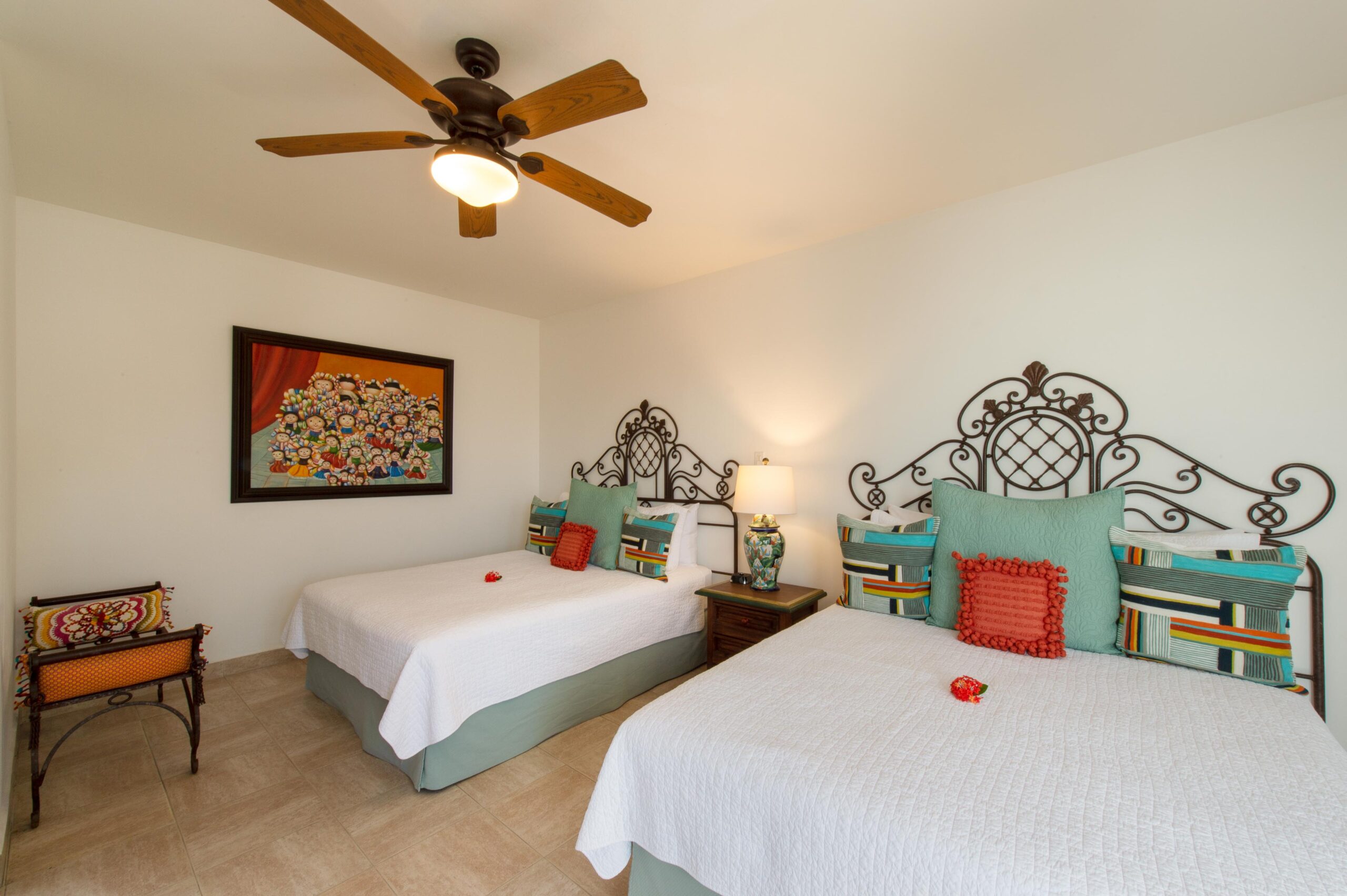 Villa Grande suite with 2 queen beds in Pedregal Pacific, Oceanfront Los Cabos