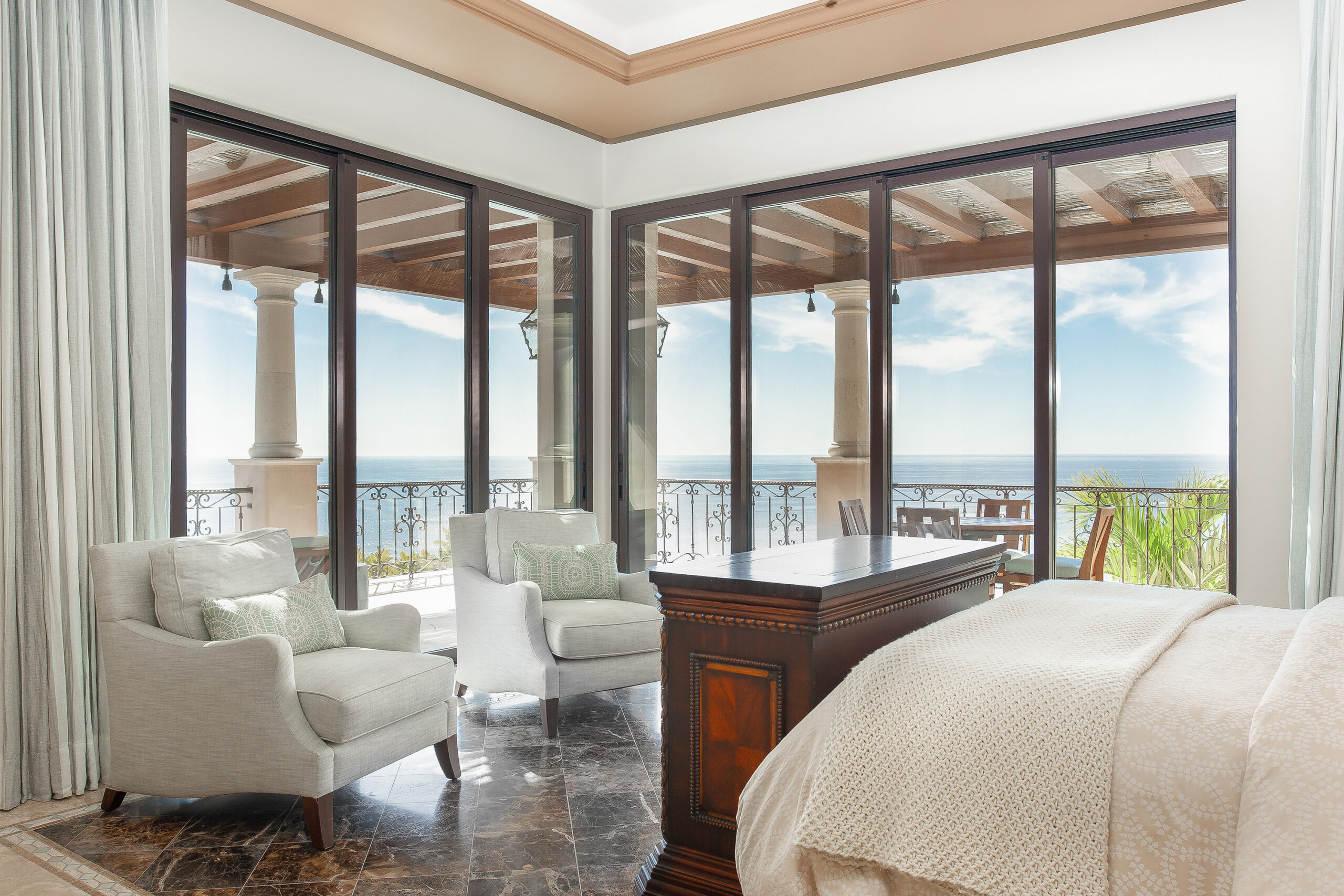 Villa Mar Azul Palmilla bedroom suite with incredible ocean views