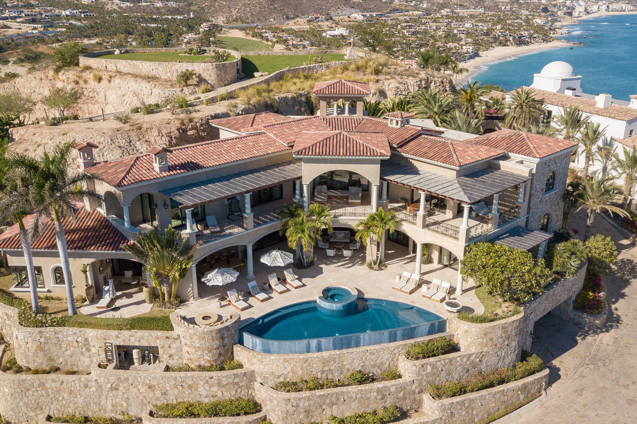 Villa Mar Azul Palmilla bird's eye view of villa