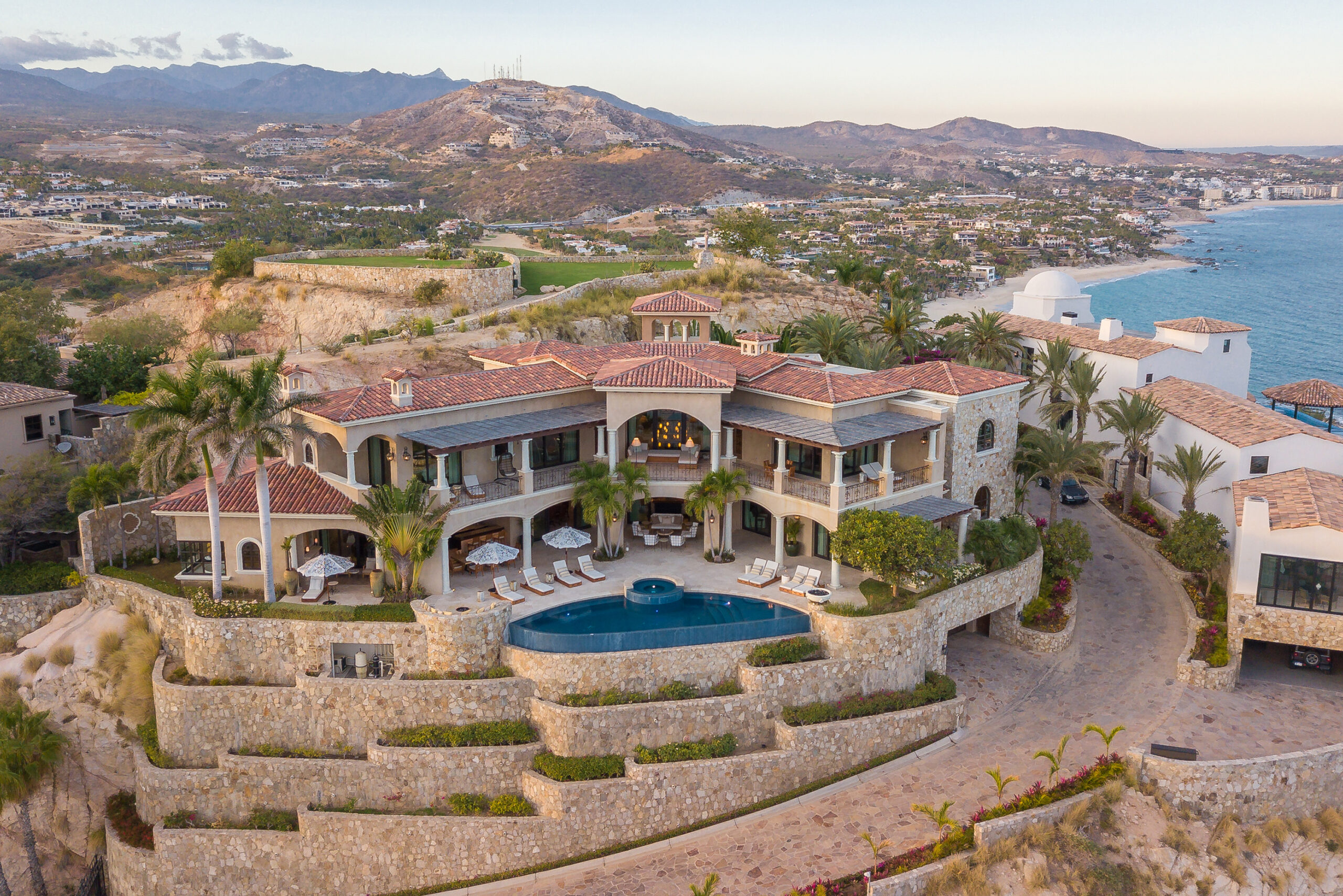 Villa Mar Azul Palmilla bird's eye view of villa