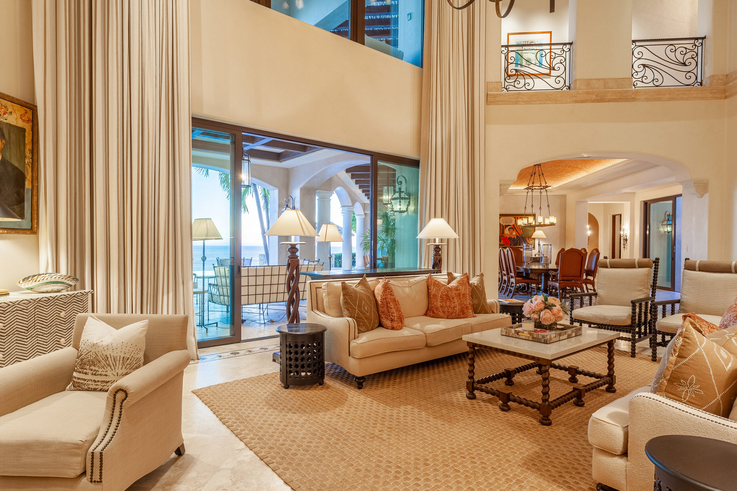 Villa Mar Azul Palmilla living area
