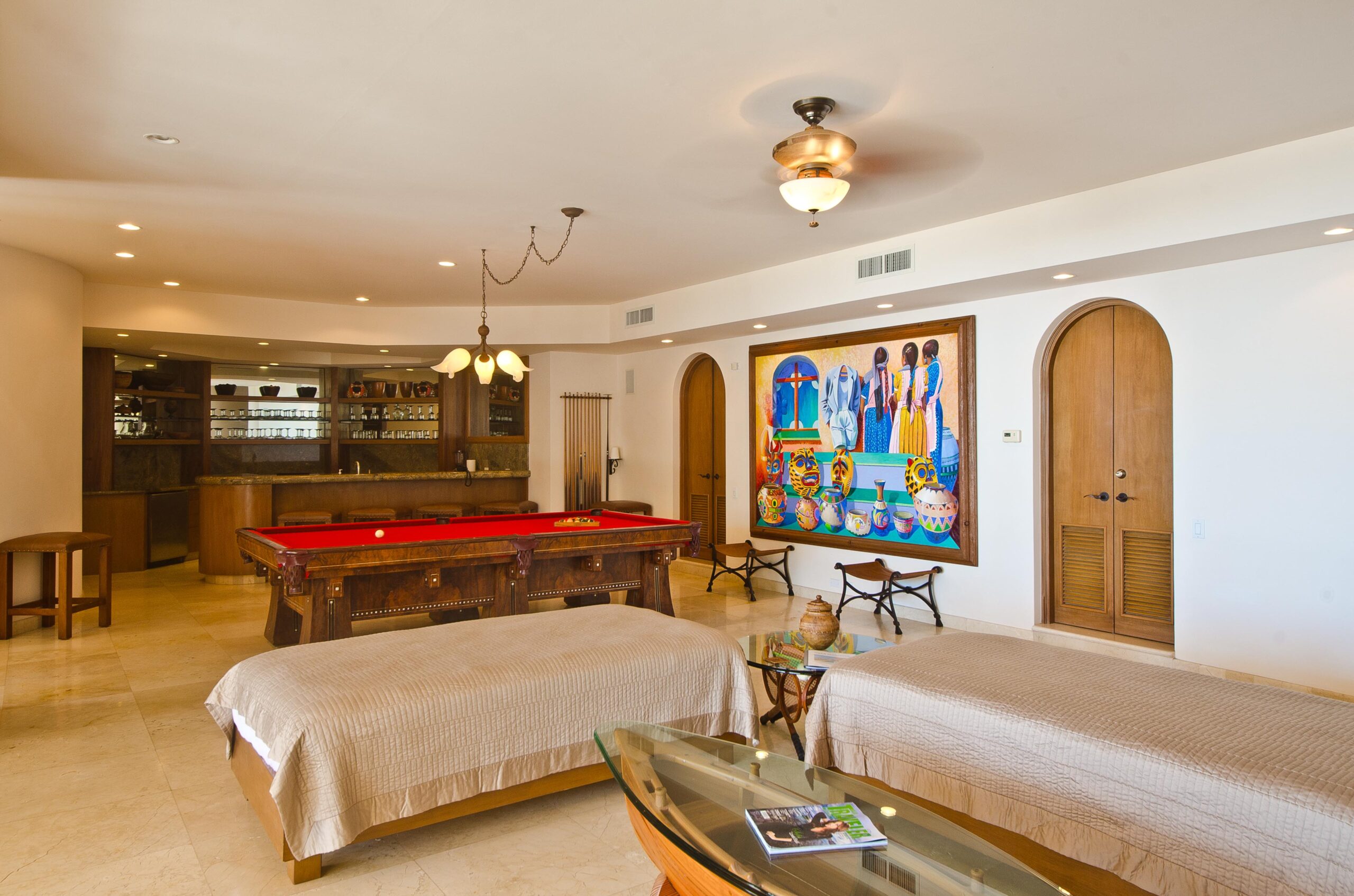 Villa Marcella outdoor dining area in Pedregal Pacific, Beachfront Los Cabos