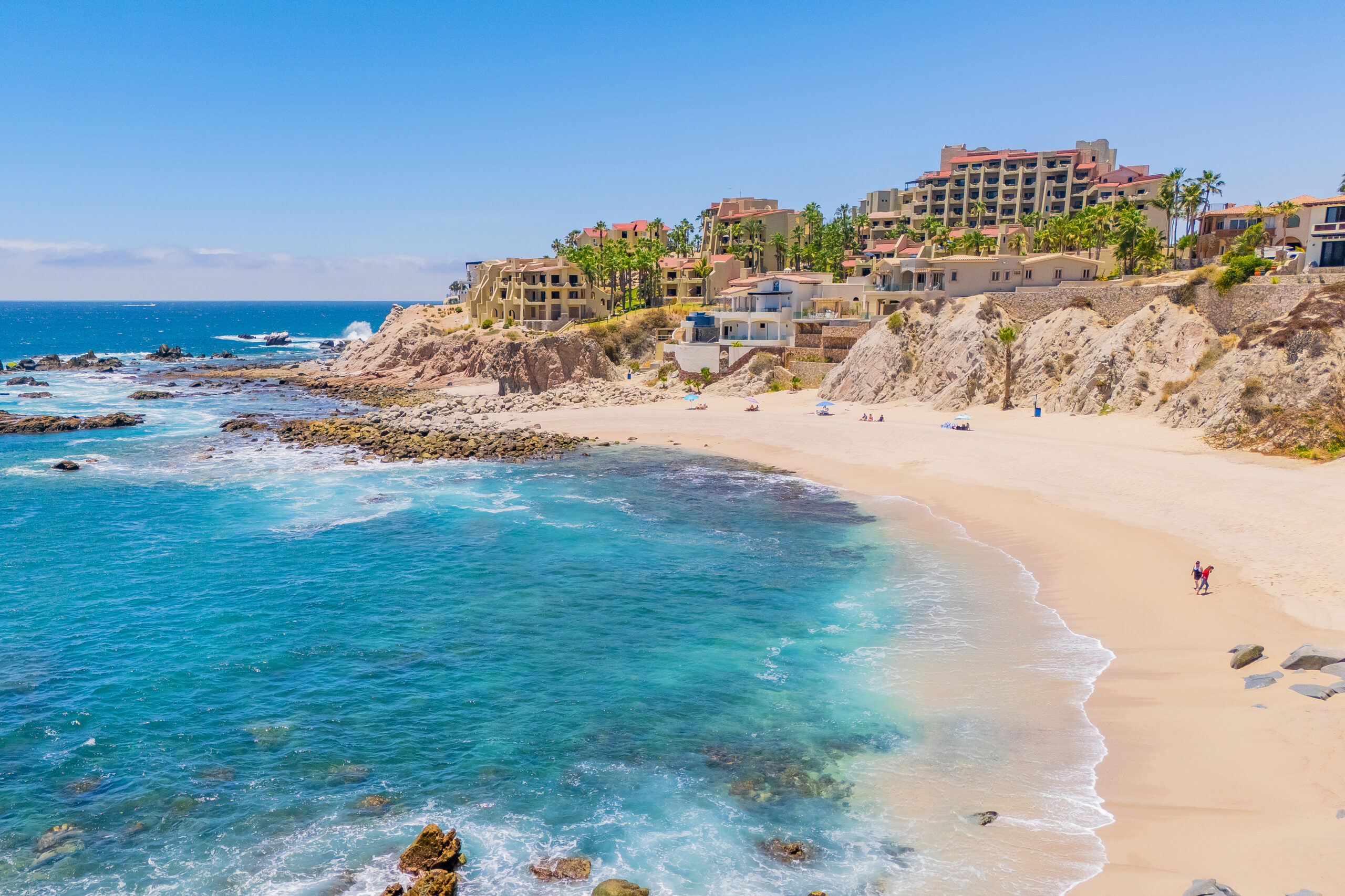 Villa Mareas beach views in Cabo Bello, Swimmable Beach Los Cabos