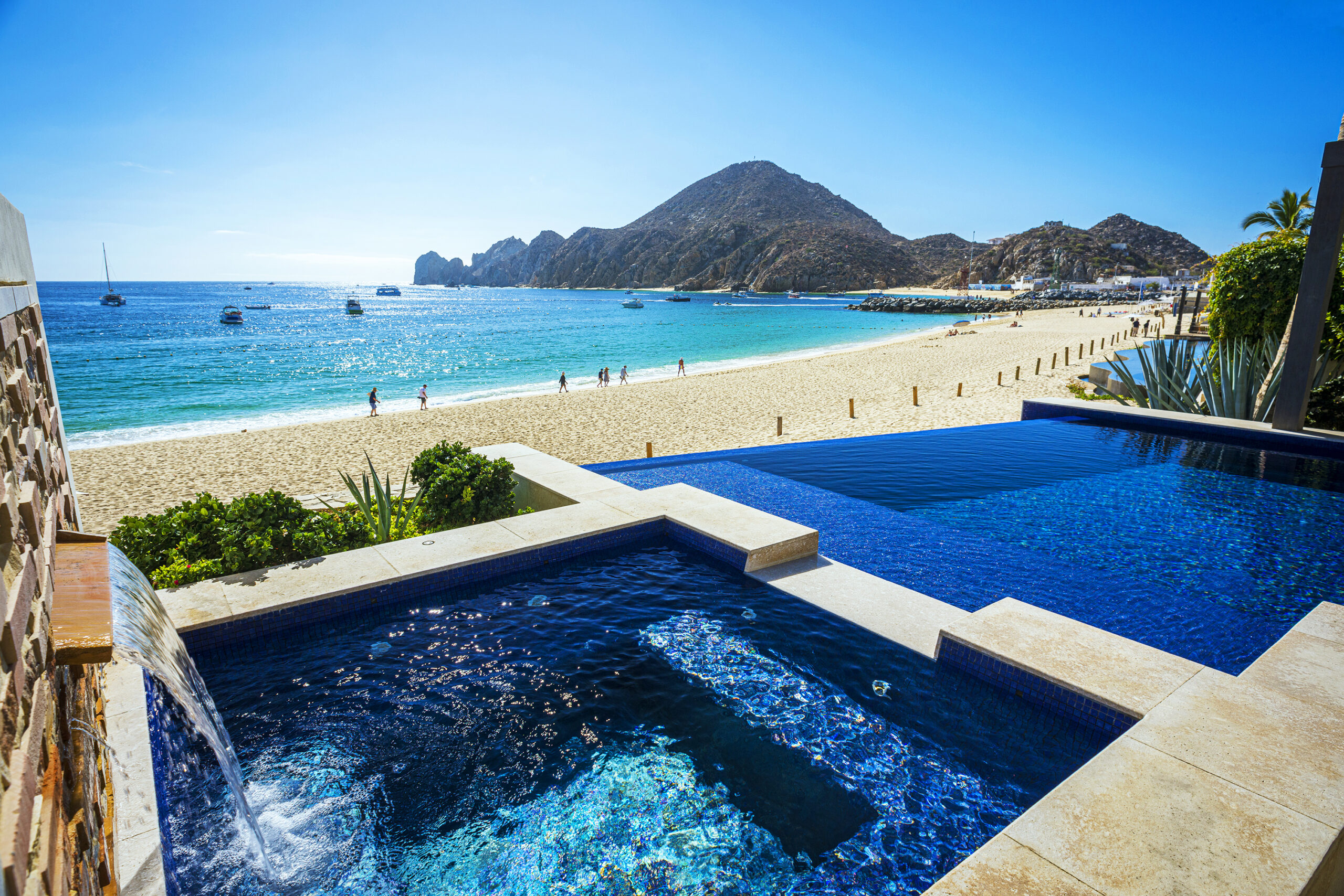 Villa Marena 18 luxury villa exterior in Downtown/Medano Beach, Resort Villa Los Cabos