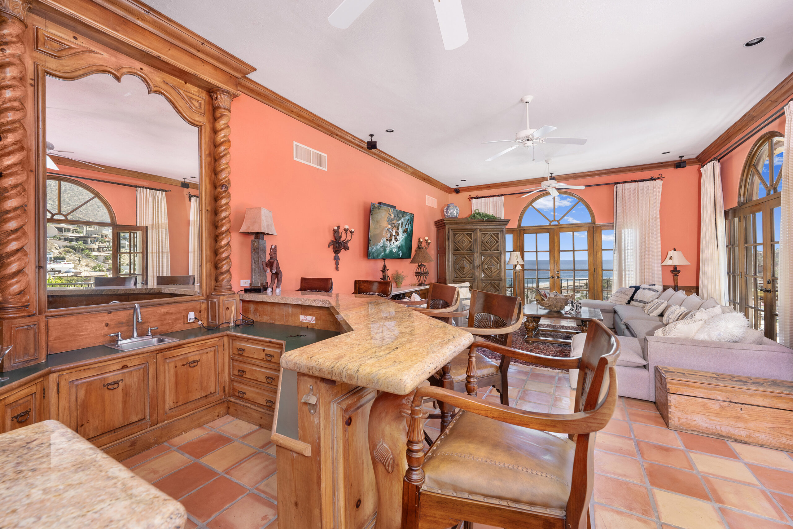 Villa Marisal 9BR family area in Ocean View Los Cabos