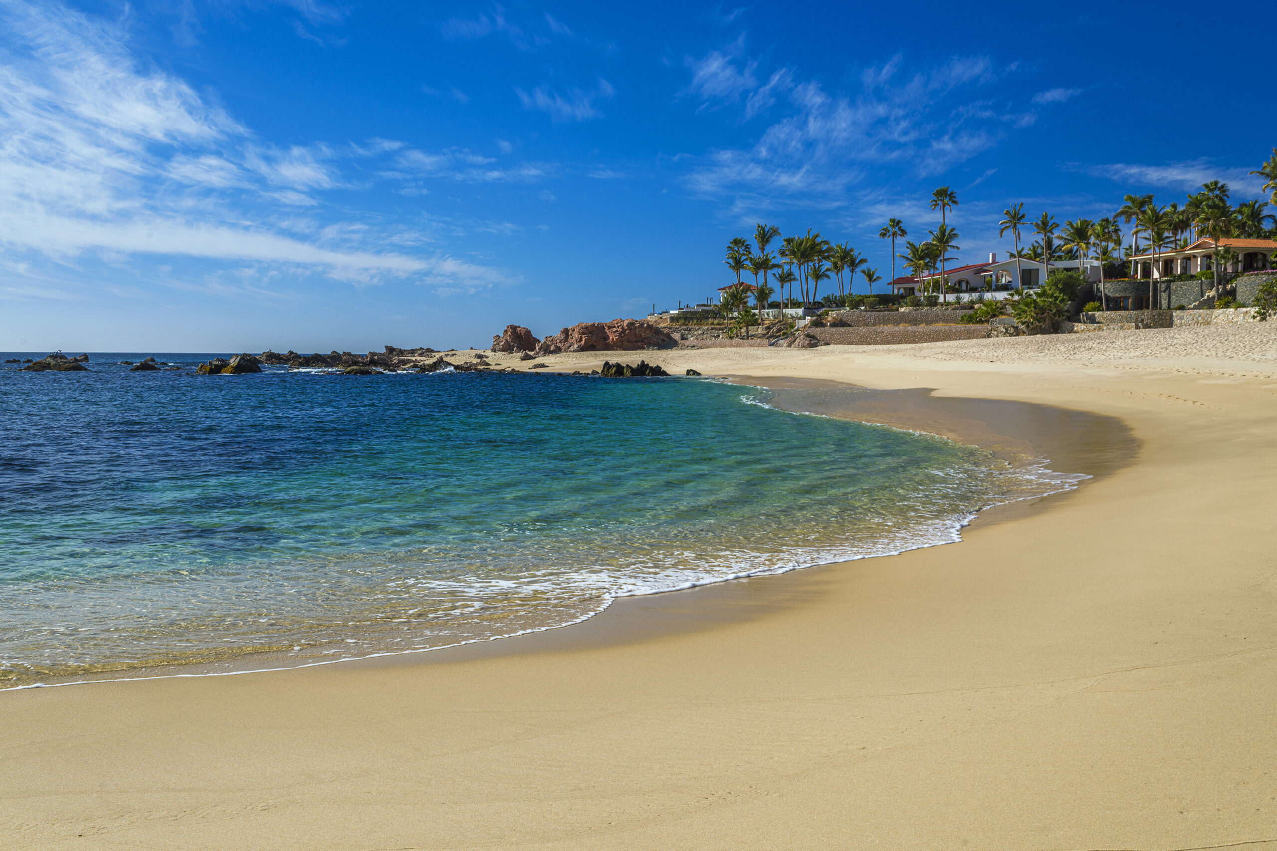 Villa Paraiso outdoor dining area in Palmilla, Swimmable Beach Los Cabos