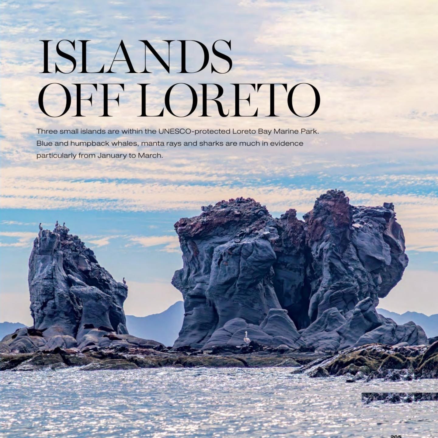Islands off Loreto in the Sea of Cortez from the Book Baja 2026 Guide