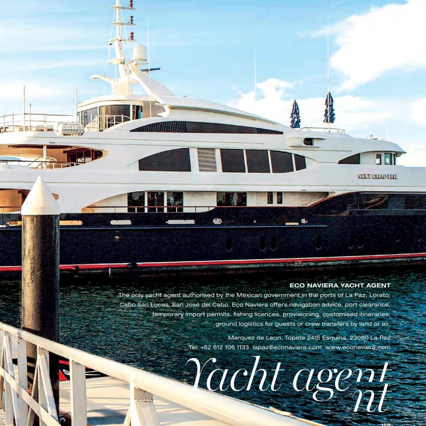 Sea of Cortez yacht agent and marina planning from the Book Baja 2026 Guide