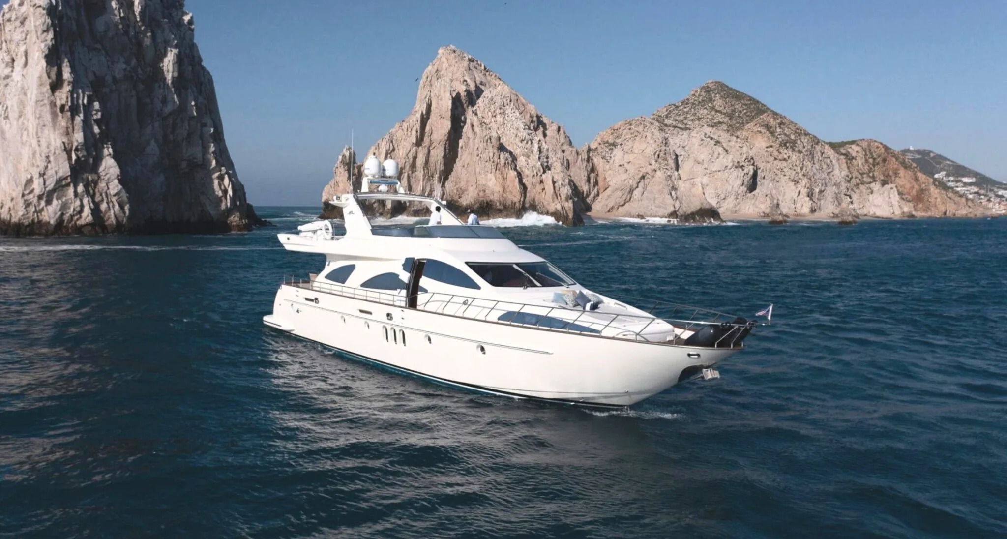 Heather Nikki 80ft Azimut yacht charter near Land's End Cabo