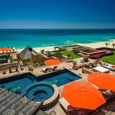 Casa Hidalgo in Los Cabos Tourist Corridor — Beachfront pools, terraces and estate
