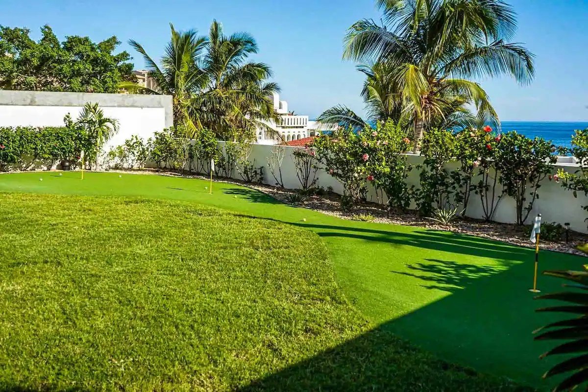 Casa Texas in Pedregal, Cabo San Lucas — Private putting green
